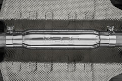 2024-up Acura Integra Type-S 2.0L 3 Inch Cat-Back Exhaust System, Armor Pro T304 Stainless Steel Triple Center Outlet with Carbon Fiber Tips, Active Exhaust, MBRP