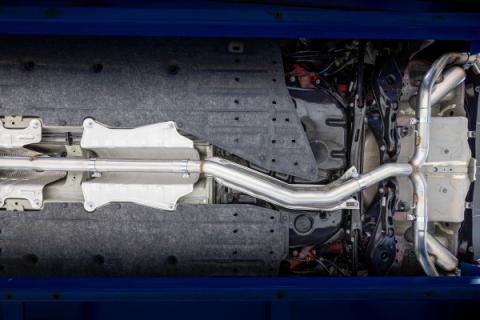 2022-Up Honda Civic Sport Touring 1.5L Turbo Hatchback Armor Lite 3 Inch Cat-Back 2.5 Inch Dual Split Rear with Quad Carbon Fiber Tips MBRP