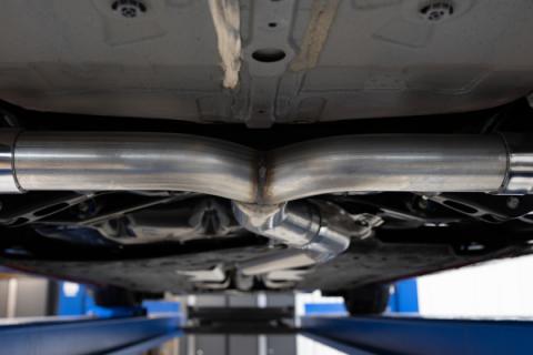 2022-Up Honda Civic Sport Touring 1.5L Turbo Hatchback Armor Lite 3 Inch Cat-Back 2.5 Inch Dual Split Rear with Quad Polished Tips MBRP