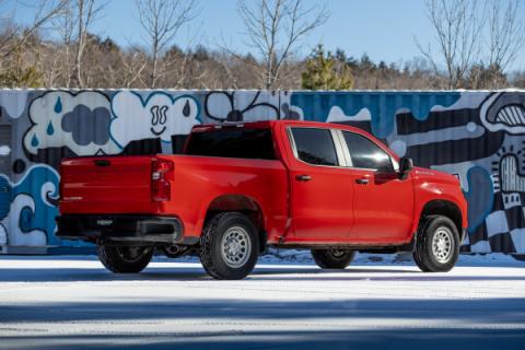 2019-Present Silverado/Sierra 1500 2.7L Aluminized Steel 3 Inch Cat-Back Single Side Exit Armor Lite MBRP