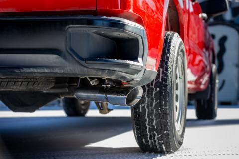 2019-Present Silverado/Sierra 1500 2.7L Aluminized Steel 3 Inch Cat-Back Single Side Exit Armor Lite MBRP