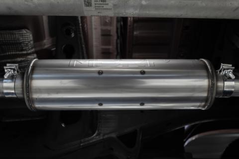 2019-Present Silverado/Sierra 1500 2.7L Aluminized Steel 3 Inch Cat-Back Single Side Exit Armor Lite MBRP