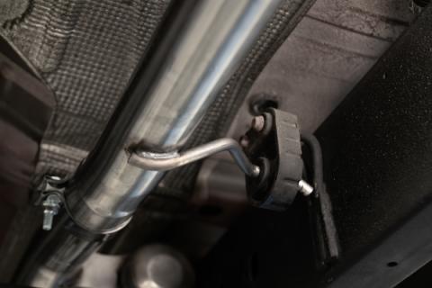 2019-2024 Silverado/Sierra 1500 2.7L Armor Pro T304 Stainless Steel 3 Inch Cat-Back, 2.5 Inch Dual Split Rear Exit MBRP