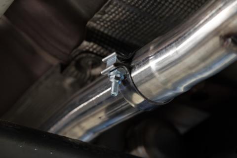 2019-2024 Silverado/Sierra 1500 2.7L Armor Lite Aluminized Steel 3 Inch Cat-Back, 2.5 Inch Dual Split Rear Exit MBRP