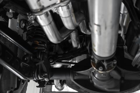 2021-24 RAM TRX T304 Stainless Steel 3 Inch Cat-Back Dual Split Rear with Carbon Fiber Tips Race Version Exhaust System MBRP