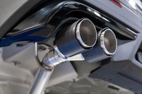 Axle-Back 2.5 inch Dual Rear Quad Tips 20-Up Explorer/Aviator MBRP