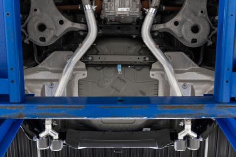 Axle-Back 2.5 inch Dual Rear Quad Tips 20-Up Explorer/Aviator MBRP