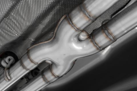 Cat-Back 2.5 inch Dual Rear Quad Tips Aluminized Steel 20-Up Explorer/Aviator MBRP