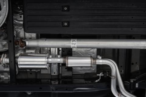 3 inch Cat-Back 2.5 inch Dual Pre-Axle (Street Profile) 21-UP F-150 Black Coated MBRP