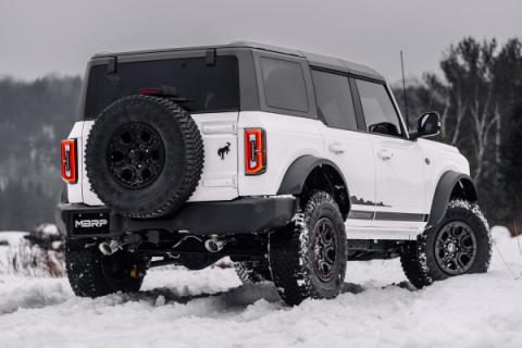 21-Up Ford Bronco 2.3L/2.7L EcoBoost 2/4-Door Aluminized Steel 3 Inch Cat-Back Dual Split Rear MBRP