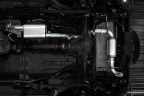 2021-Up Ford Bronco 2.3L/2.7L T304 Stainless Steel 3 Inch Cat-Back Single High Clearance Rear Exit Touring Armor Pro MBRP