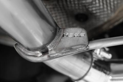 2014-2017 Audi SQ5 3.0T 2.5 Inch Axle-Back Dual Rear Exit T304 Stainless Steel with Quad Carbon Fiber Tips MBRP