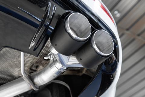 2014-2017 Audi SQ5 3.0T 2.5 Inch Axle-Back Dual Rear Exit T304 Stainless Steel with Quad Carbon Fiber Tips MBRP