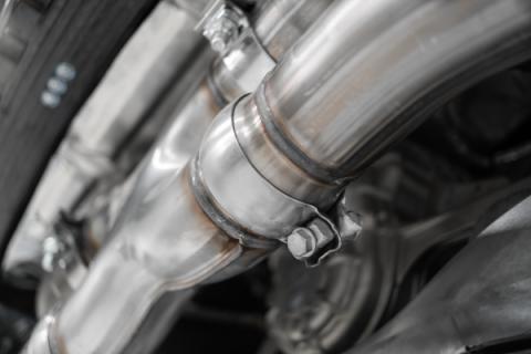 2020-2025 Chevrolet Corvette C8 6.2L Armor Pro T304 Stainless Steel 3 Inch Cat-Back Quad Split Rear with Carbon Fiber Tips Valve Delete MBRP