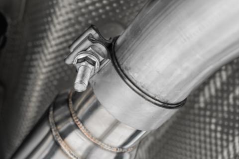 2015-2016 Dodge Challenger T304 Stainless Steel 3 Inch Dual Rear Cat-Back Quad Tips (Street Version) Exhaust System MBRP