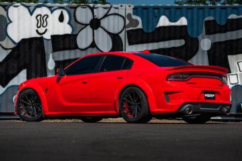 Aluminized Steel 3.0 Inch Cat-Back Dual Rear Street Profile with Dual Tips 15-23 Dodge Charger MBRP