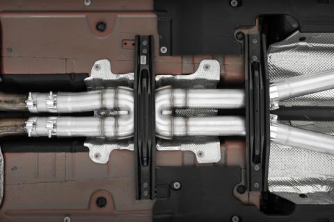 Aluminized Steel 3.0 Inch Cat-Back Dual Rear Race Profile with Dual Tips 15-23 Dodge Charger MBRP