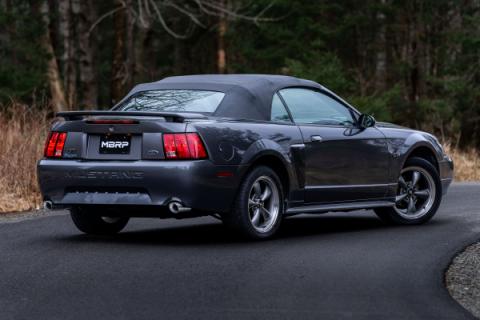 1999-2004 Ford Mustang GT/ Mach 1 4.6L Aluminized Steel 2.5 Inch Cat-Back Dual Rear Exit with Black Tips MBRP