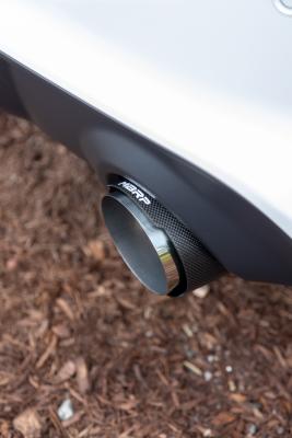 2015-Up Dodge Durango/Charger T304 Stainless Steel with Carbon Fiber Tips, 5 Inch OD Out, Angle Cut, Sold In Pairs MBRP