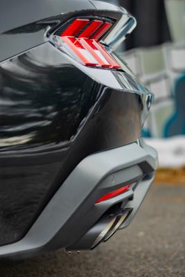 Black-Coated 4 Inch Quad Tip Cover Kit for 2015-2024 Ford Mustangs with Quad Tips MBRP