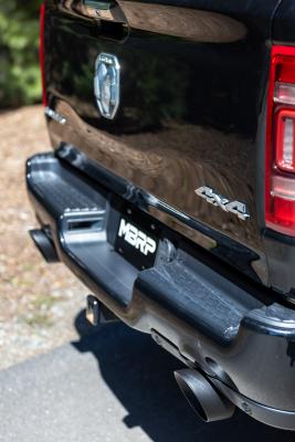 2019-2024 Ram 1500 5.7L Hemi Black Exhaust Tips, Armor BLK 5 Inch OD Dual Wall Angle Cut, Sold In Pairs MBRP
