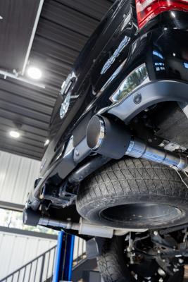 2019-2024 Ram 1500 5.7L Hemi Carbon Fiber Exhaust Tips, 5 Inch OD Dual Wall Angle Cut, Sold In Pairs MBRP