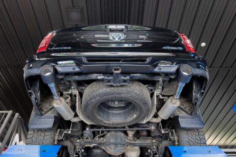 2019-2024 Ram 1500 5.7L Hemi Carbon Fiber Exhaust Tips, 5 Inch OD Dual Wall Angle Cut, Sold In Pairs MBRP
