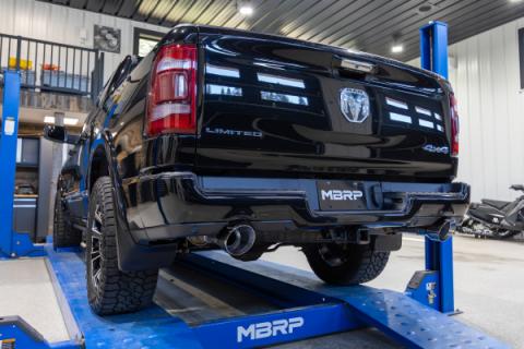 2019-24 Ram 1500 5.7L Hemi Exhaust Tips, Armor Pro 5 Inch OD Dual Wall Angle Cut, Sold In Pairs MBRP