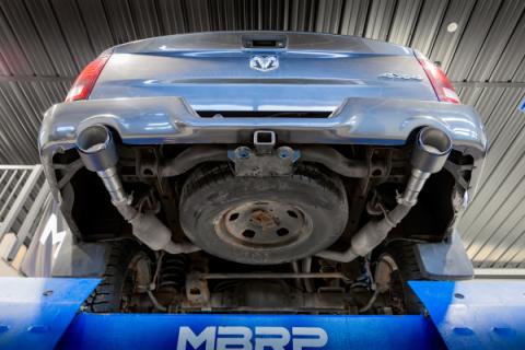 2009-2018 Ram 1500 and 2019-Up Ram 1500 5.7L Hemi Carbon Fiber Exhaust Tips, 5 Inch OD Dual Wall Angle Cut. Sold In Pairs MBRP