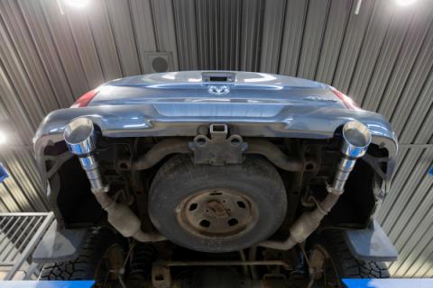 2009-2018 Ram 1500 and 2019-Up Ram 1500 5.7L Hemi Exhaust Tips, Armor Pro 5 Inch OD Dual Wall Angle Cut. Sold In Pairs MBRP