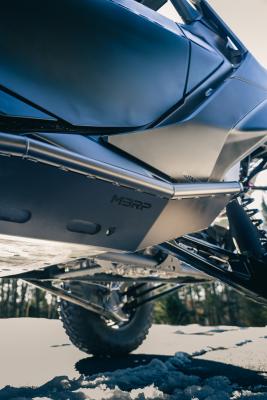 2024-Up Can-Am Maverick R, Black-Coated Steel, Rock Slider Kit MBRP