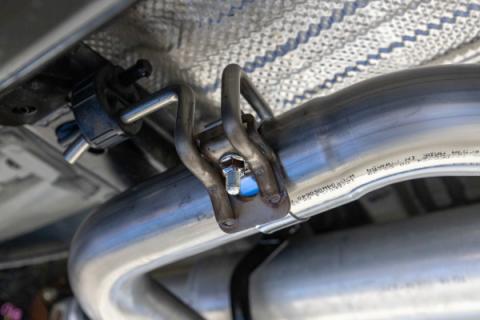 2024-Up Toyota Tacoma 2.4L Armor Pro 3-Inch Cat-Back Pre-Axle Turn Down, MBRP