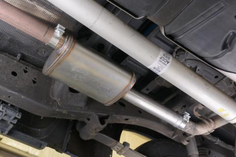 19-25 Silverado / Sierra 1500 4.8L/5.3L Single Exit Tunes & Tip Muffler Replacement Exhaust Kit Violator Muffler Black Tip SGT32VB PYPES