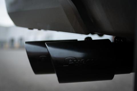 Cat-Back Exhaust System 14-21 Split Side Dual Exit 2.5 in Intermediate And 3 in Tail Pipe Violator Mufflers/Hardware Incl Tip Incl Pypes Exhaust