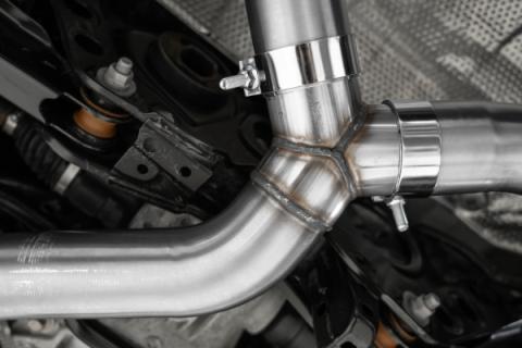 2023-Up Toyota Corolla GR 1.6L Armor Pro T304 Stainless Steel 3 Inch Cat-Back Dual Split Rear with Burnt End Tips MBRP