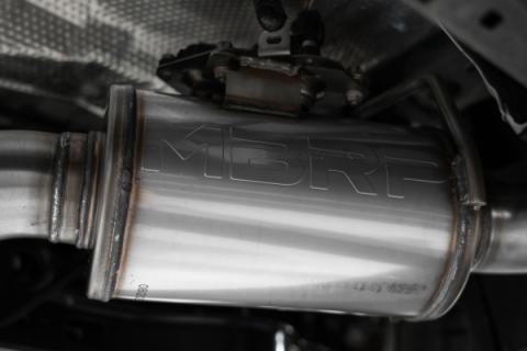 2023-Up Toyota Corolla GR 1.6L Armor Pro T304 Stainless Steel 3 Inch Cat-Back Dual Split Rear with Carbon Fiber Tips MBRP