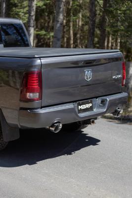 2009-2018 Ram 1500 and 2019-Up Ram 1500 5.7L Hemi Exhaust Tips, Armor Pro 5 Inch OD Dual Wall Angle Cut. Sold In Pairs MBRP