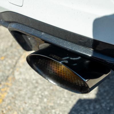 2017-2020 Audi RS3 2.5T T304 Stainless Steel 3 Inch Cat-Back Dual Split Rear with Oval Black Chrome Tips, Armor Pro MBRP