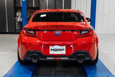 22-Up Subaru BRZ /Toyota GR86 2.4L T304 Stainless Steel 2.5 Inch Axle-Back Dual Split Rear with Carbon Fiber Tips MBRP