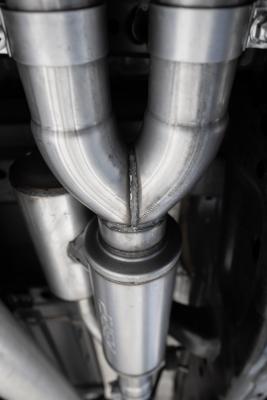 2025 Ram 1500 3.0L SST SO Armor Pro 3 inch Cat-back 2.5 Inch Dual Split Rear Exhaust with Polished Tips MBRP