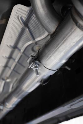 2025 Ram 1500 3.0L SST SO Armor BLK 3 inch Cat-back 2.5 Inch Dual Split Rear Exhaust with Black Tips MBRP