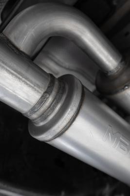 2025 Ram 1500 3.0L SST SO Armor BLK 3 inch Cat-back 2.5 Inch Dual Split Rear Exhaust with Black Tips MBRP