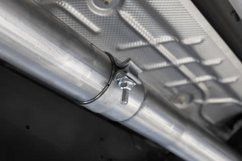 2025 Ram 1500 3.0L SST SO Armor BLK 3 inch Cat-back 2.5 Inch Dual Split Rear Exhaust with Black Tips MBRP