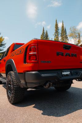 2025-UP Ram 1500 RHO 3.0L HO, Armor Pro 3-Inch Cat-Back Dual Split Rear with Carbon Fiber Tips, MBRP