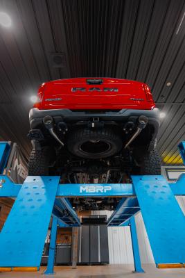 2025-UP Ram 1500 RHO 3.0L HO, Armor Pro 3-Inch Cat-Back Dual Split Rear with Carbon Fiber Tips, MBRP