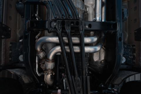 2025-UP Ram 1500 RHO 3.0L HO, Armor Pro 3-Inch Cat-Back Dual Split Rear with Carbon Fiber Tips, MBRP