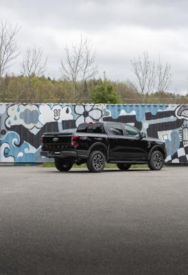 2024-Up Ford Ranger 2.3L Ecoboost Armor Lite Aluminized Steel 3-Inch Cat-Back Single Side Exit with Polished Tip MBRP