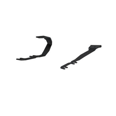 24-26 Ford Ranger, Black-Coated Ditch Light Bracket MBRP