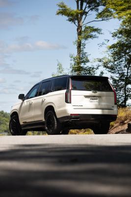 21-Present Cadillac Escalade EVS 6.2L Armor Pro 3-Inch Cat-Back, 2.5-Inch Dual Split Rear Exhaust MBRP