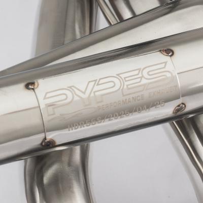 2005-2010 Mustang Long Tube Headers and EPA Compliant Catted H-Pipe Kit 304 Stainless Pypes Performance Exhaust